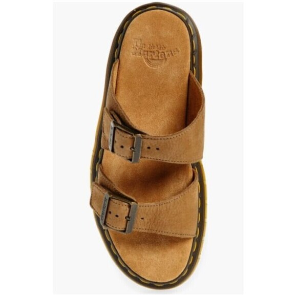 Dr Martens Josef Sandals Mens Sz 9 Womens Sz 10 Double Buckle Slide Sandal - Picture 5 of 7